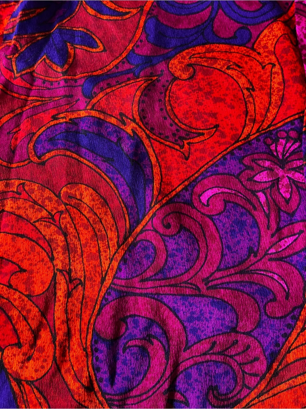 Rare Vintage Sun Fashions of Hawaii Tiki Paisley Short-Sleeve Shirt 1960’s - Picture 9 of 9